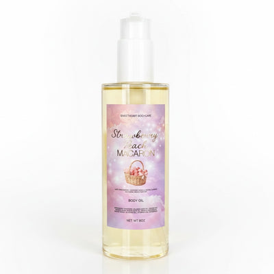 Strawberry Peach Macaron Body Oil